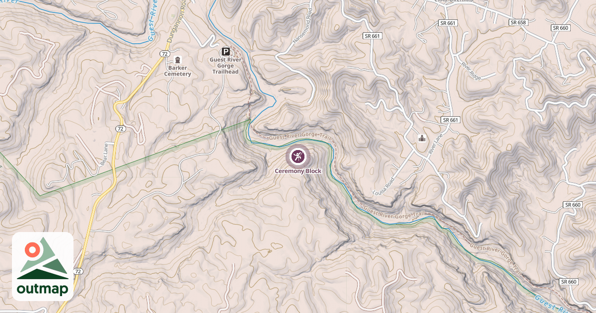 Map of Ceremony Block