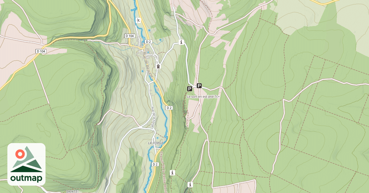 Map of Le sort en est jeté
