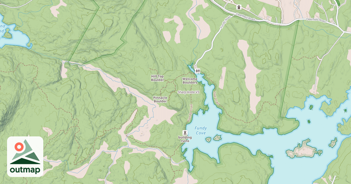 Map of Sharp Arete