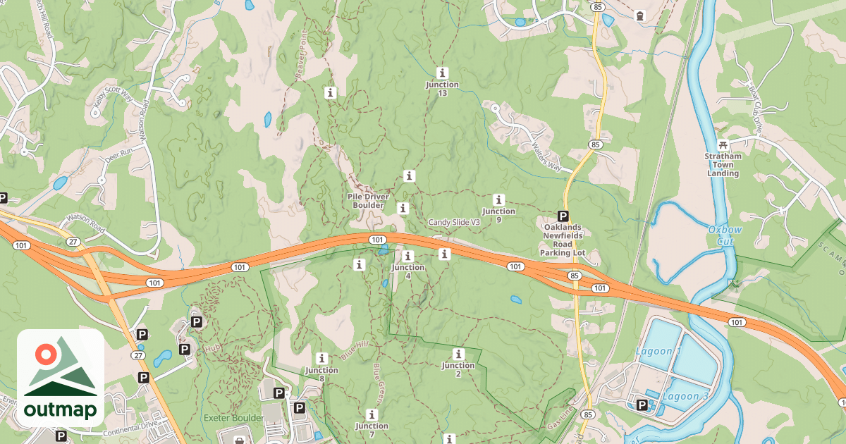 Map of Candy Slide