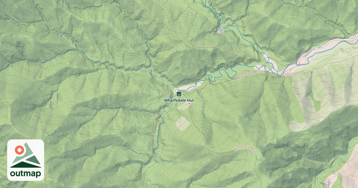 Map of Wharfedale Hut