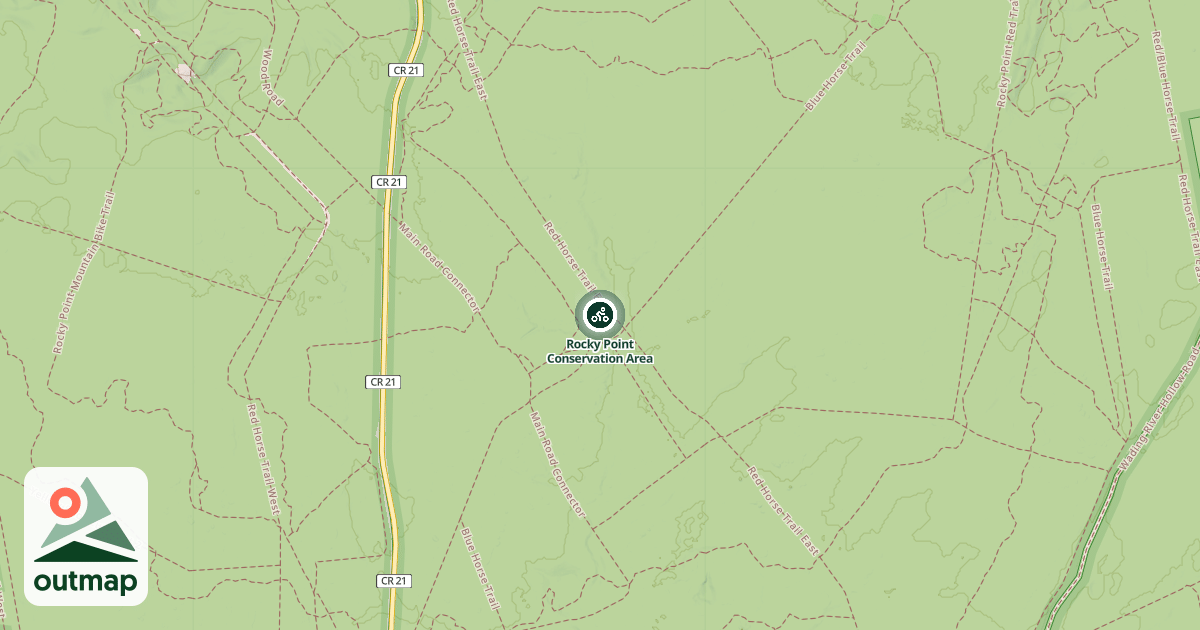 Map of Rocky Point Conservation Area
