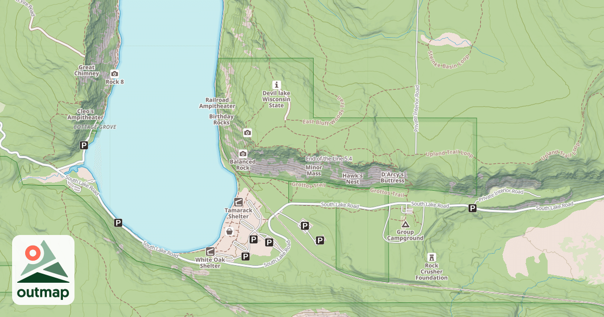 Map of End of the Line