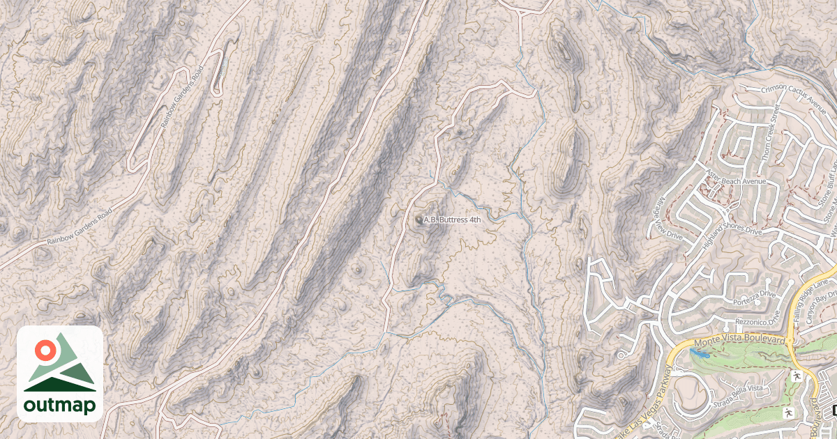 Map of A.B. Buttress