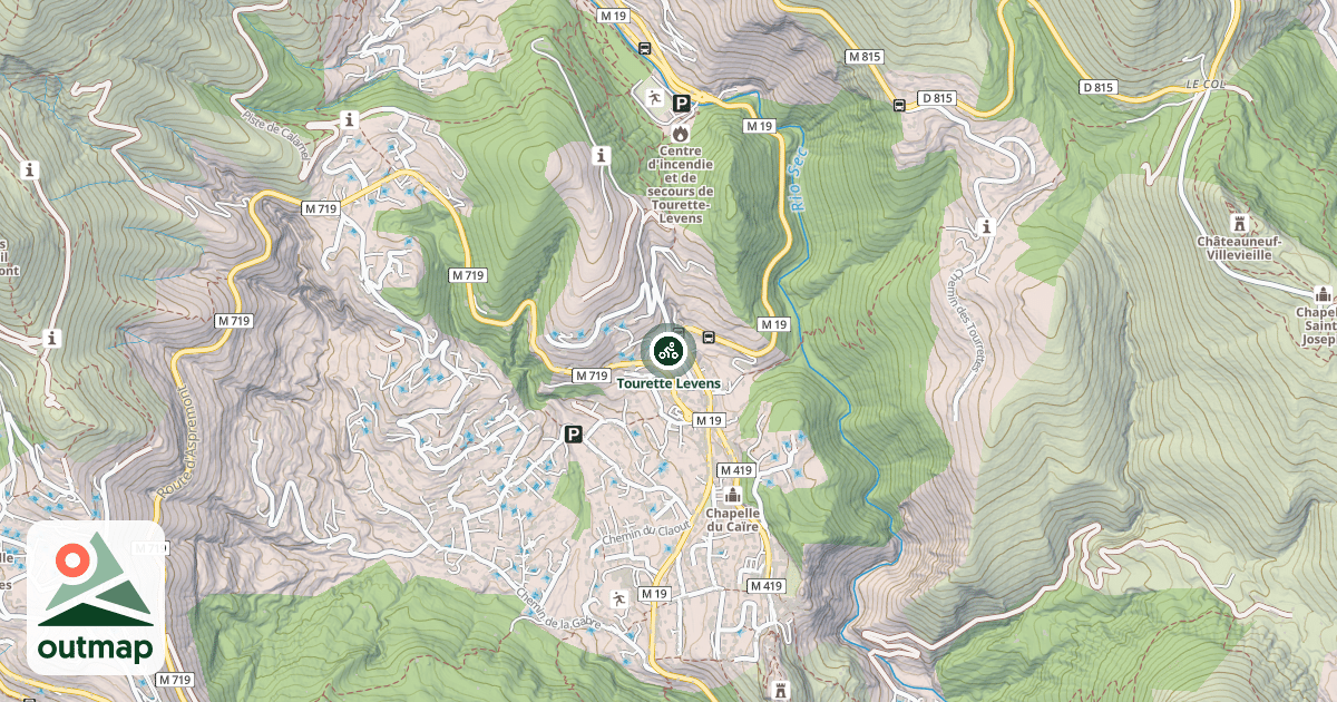 Map of Tourette Levens
