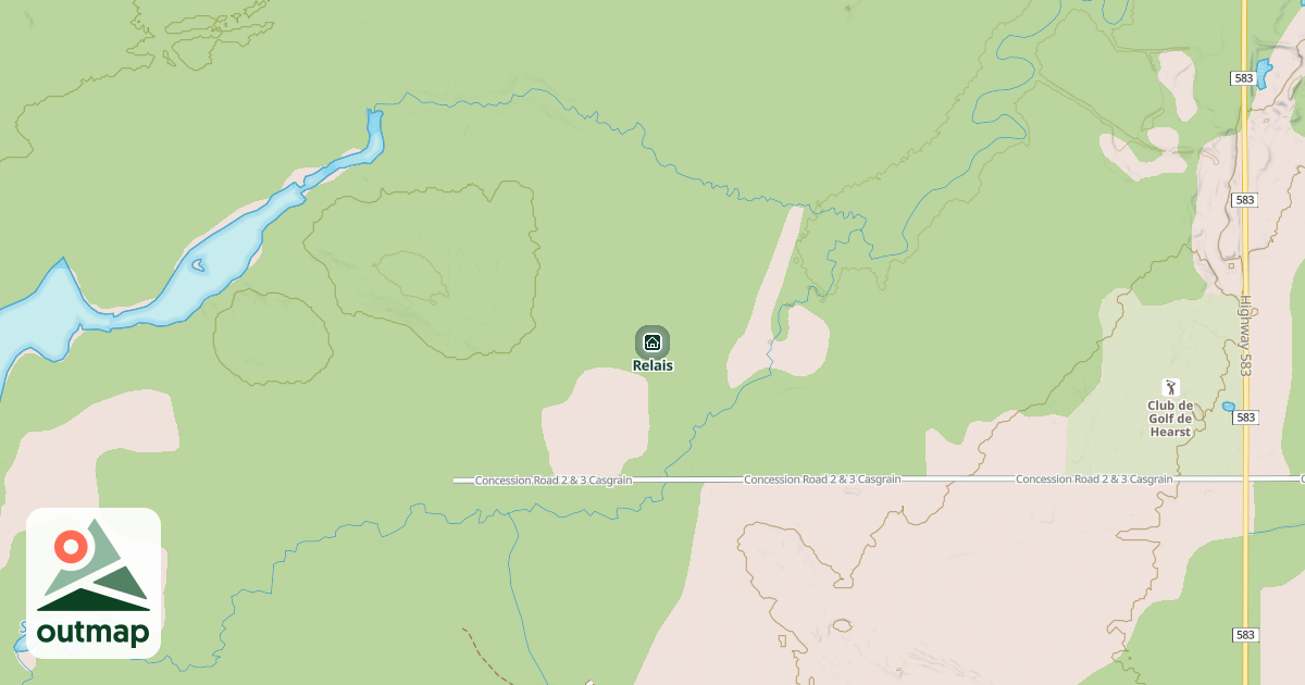 Map of Relais