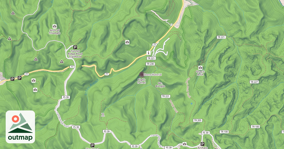 Map of Beene Material