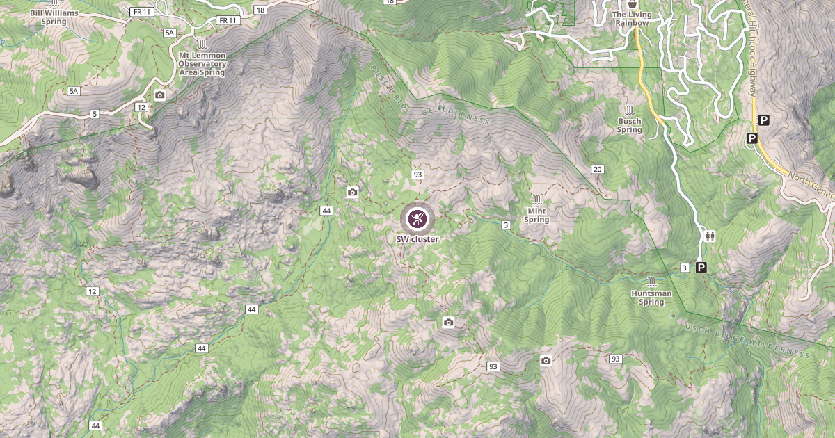 Map preview of SW cluster