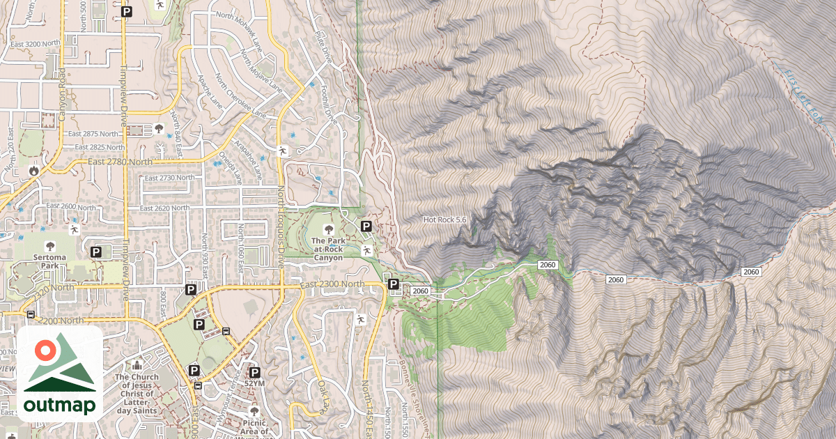 Map of Hot Rock