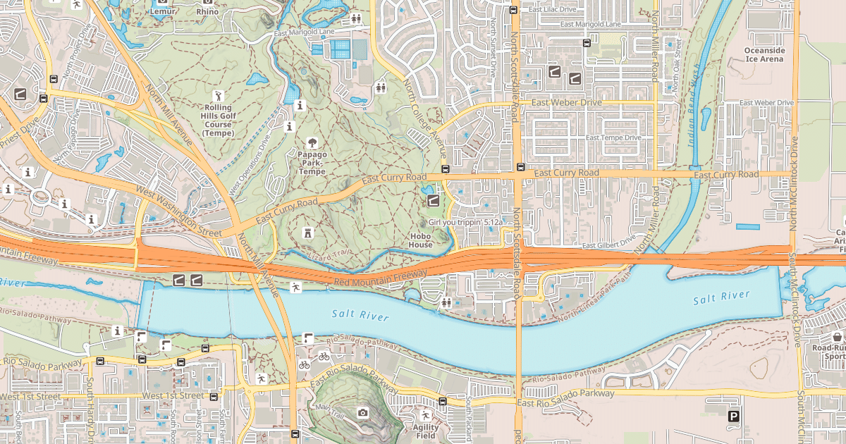 Map preview of Girl you trippin'