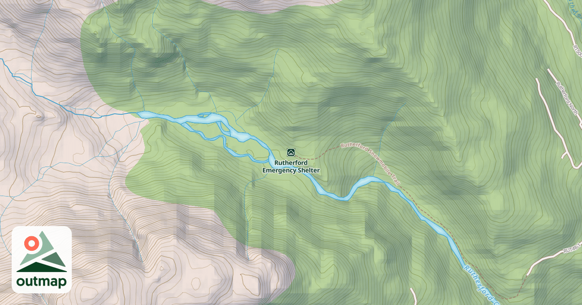 Map of Rutherford Emergency Shelter