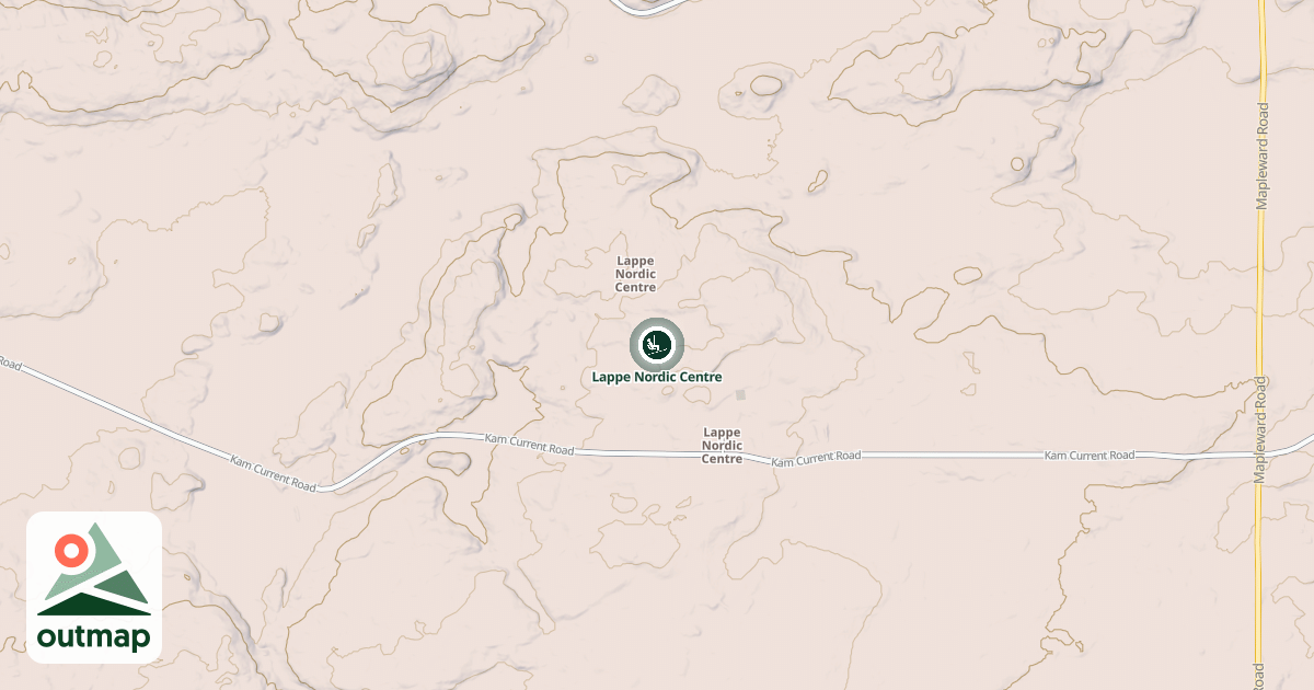 Map of Lappe Nordic Centre