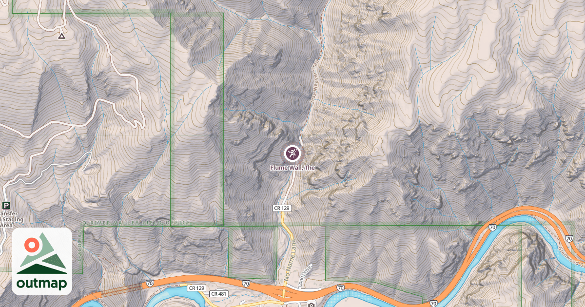 Map of Flume Wall, The