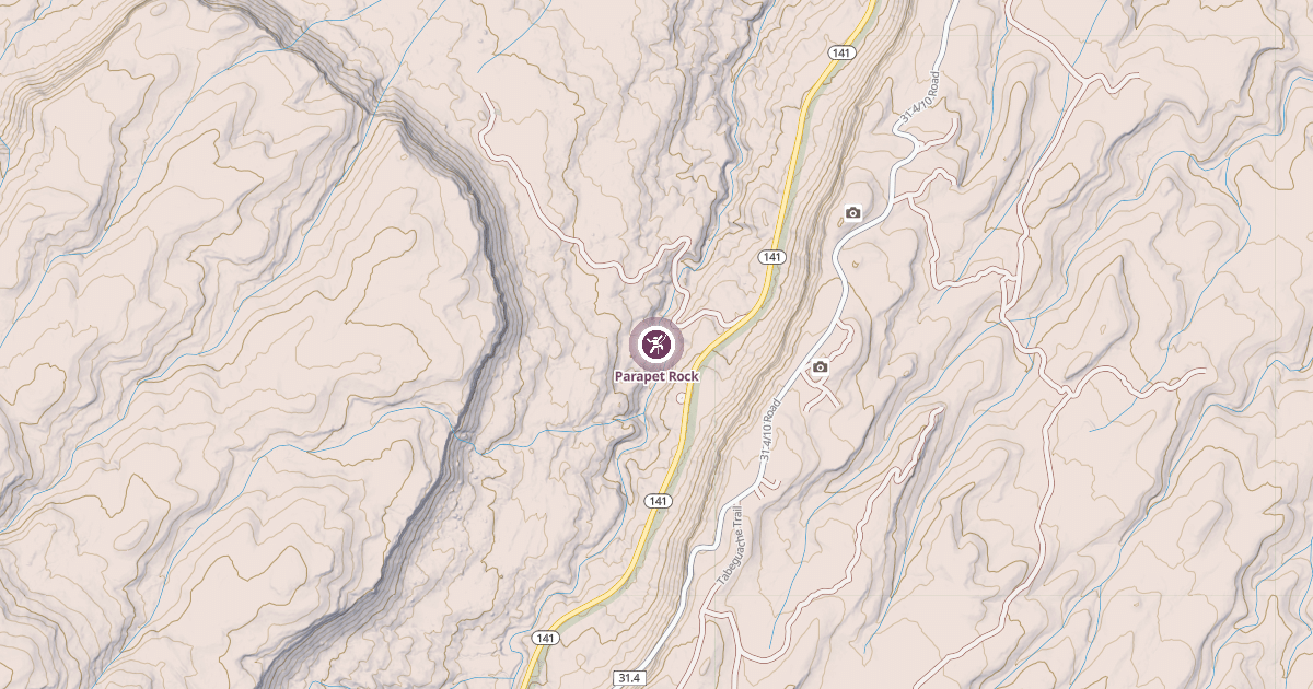Map preview of Parapet Rock