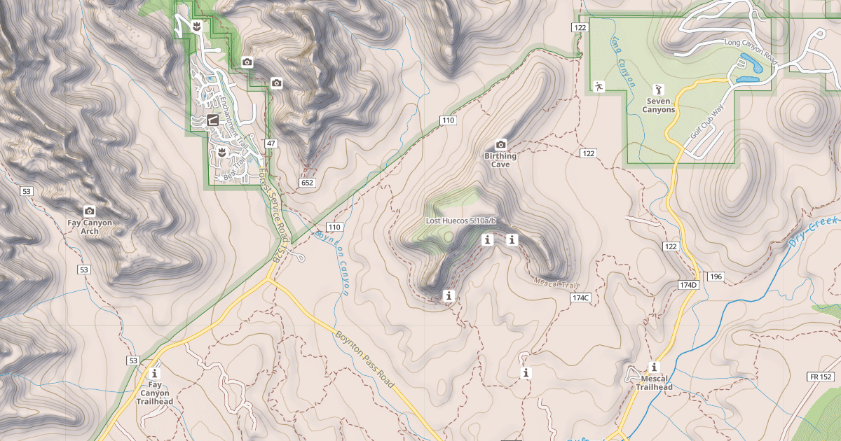 Map preview of Lost Huecos