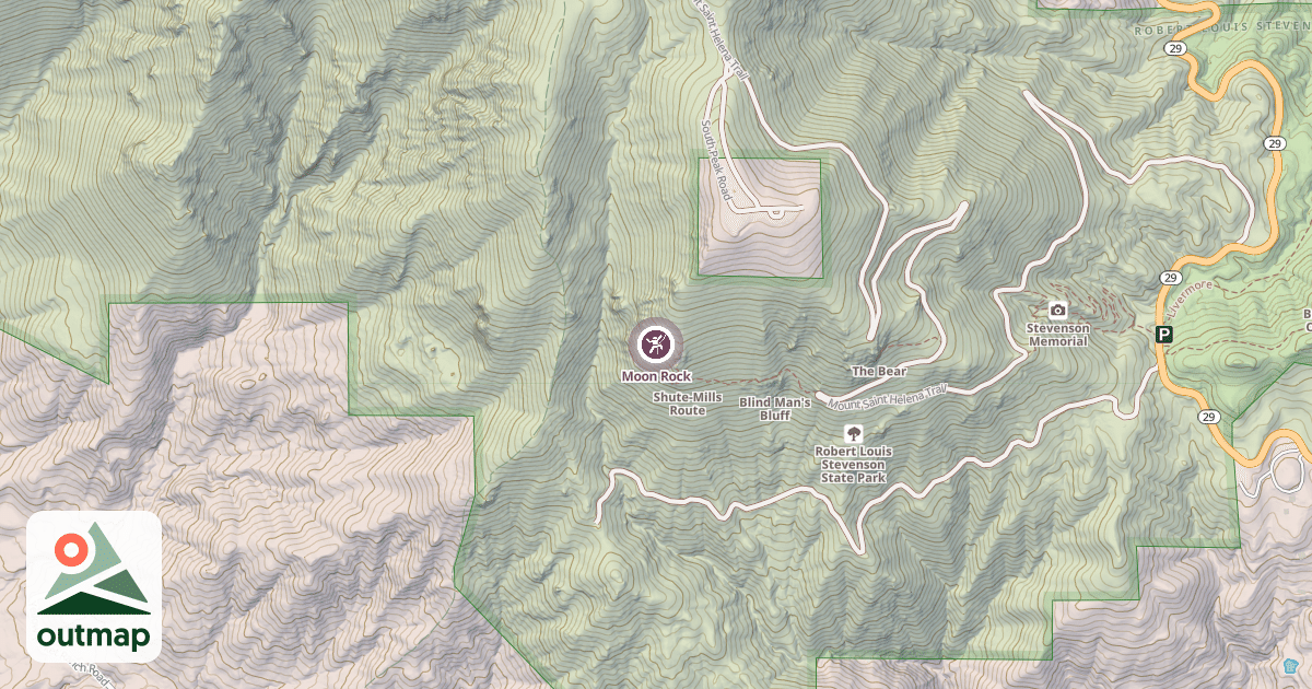 Map of Moon Rock