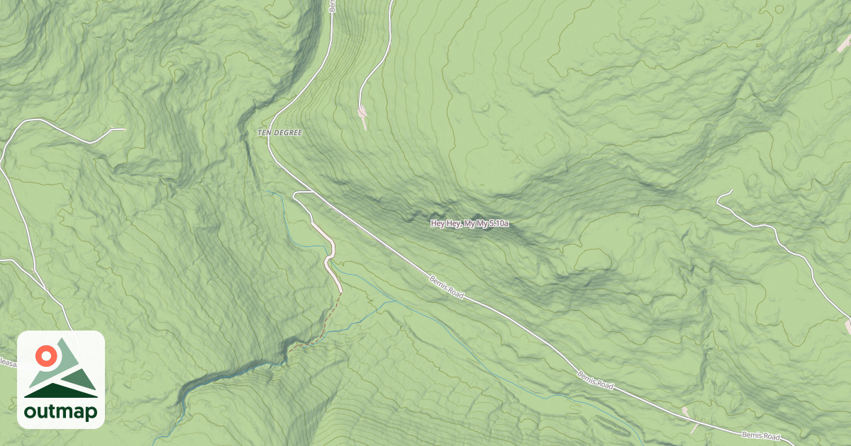 Map of Hey Hey, My My