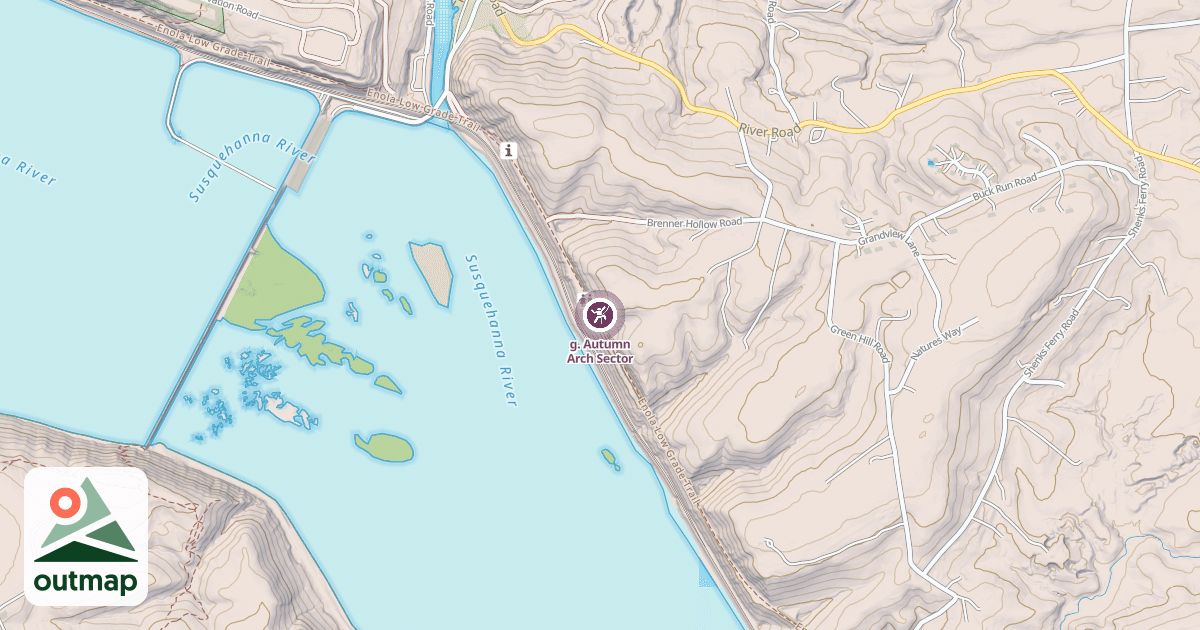 Map of g. Autumn Arch Sector