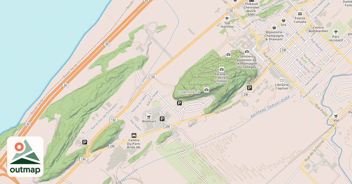 Map of Codemiché