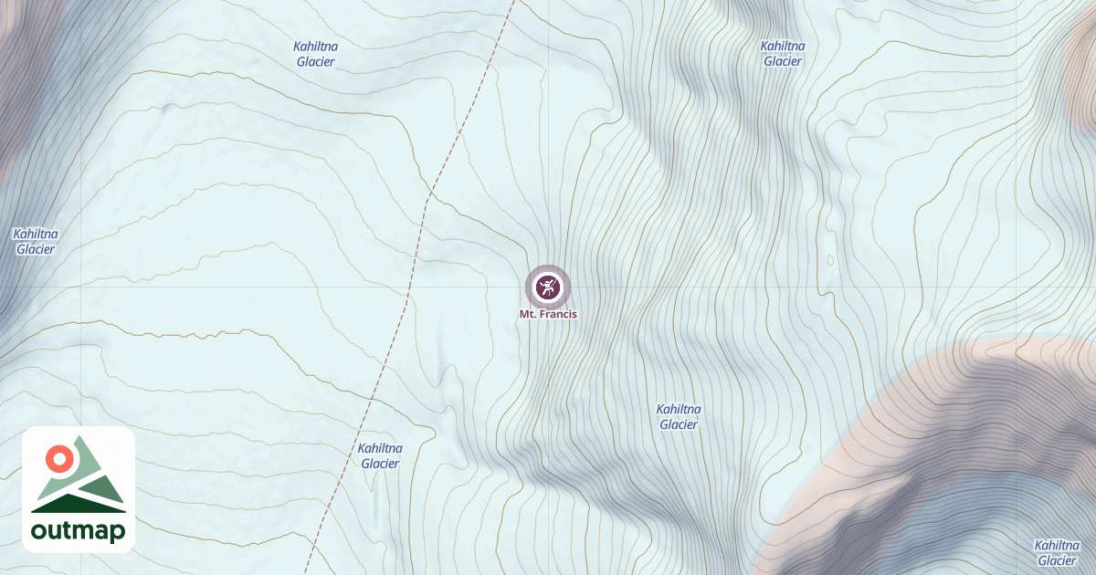 Map of Mt. Francis