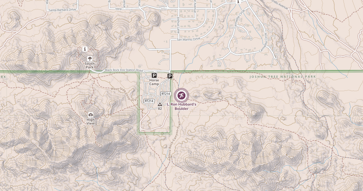Map preview of L. Ron Hubbard's Boulder