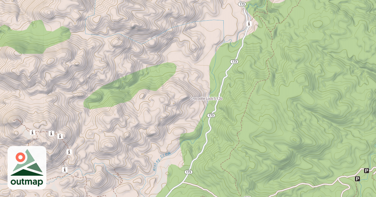 Map of Crocodile Lock