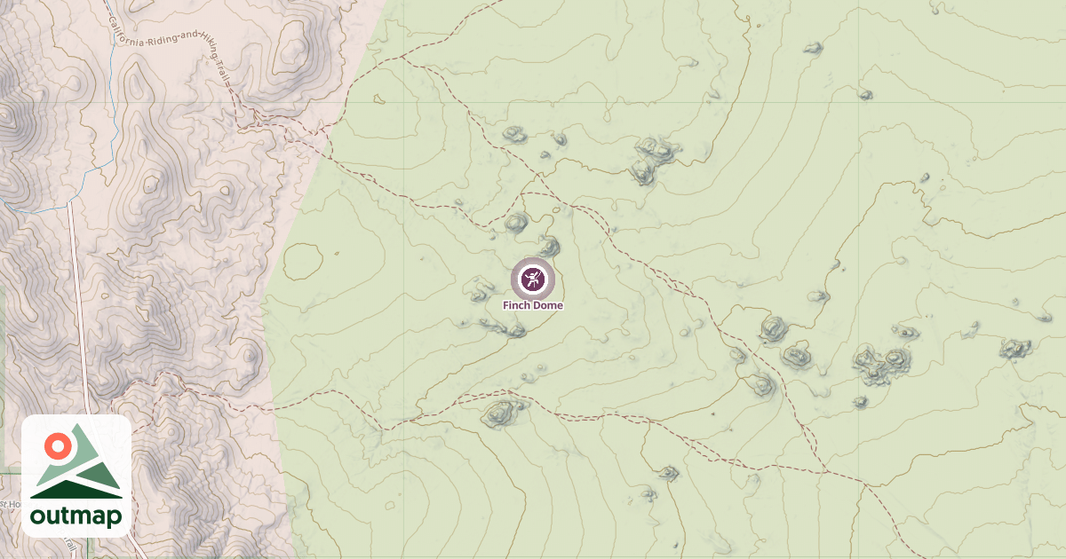 Map of Finch Dome