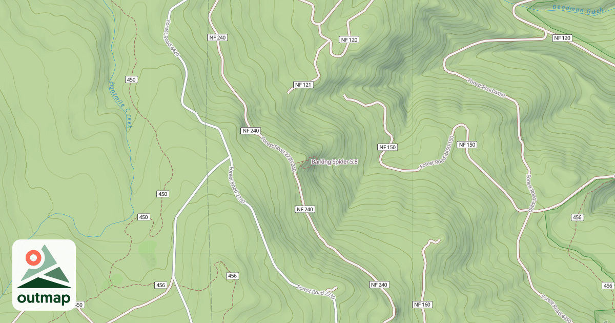 Map of Barking Spider
