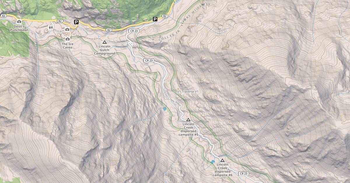 Map preview of V1 Traverse