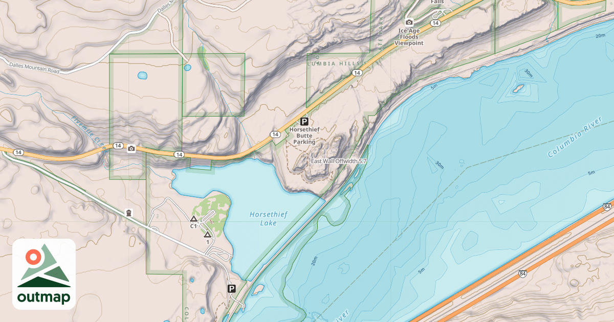 Map of East Wall Offwidth