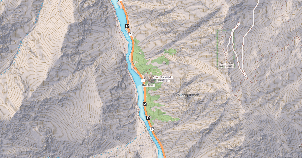 Map preview of South Face, Jello Tower