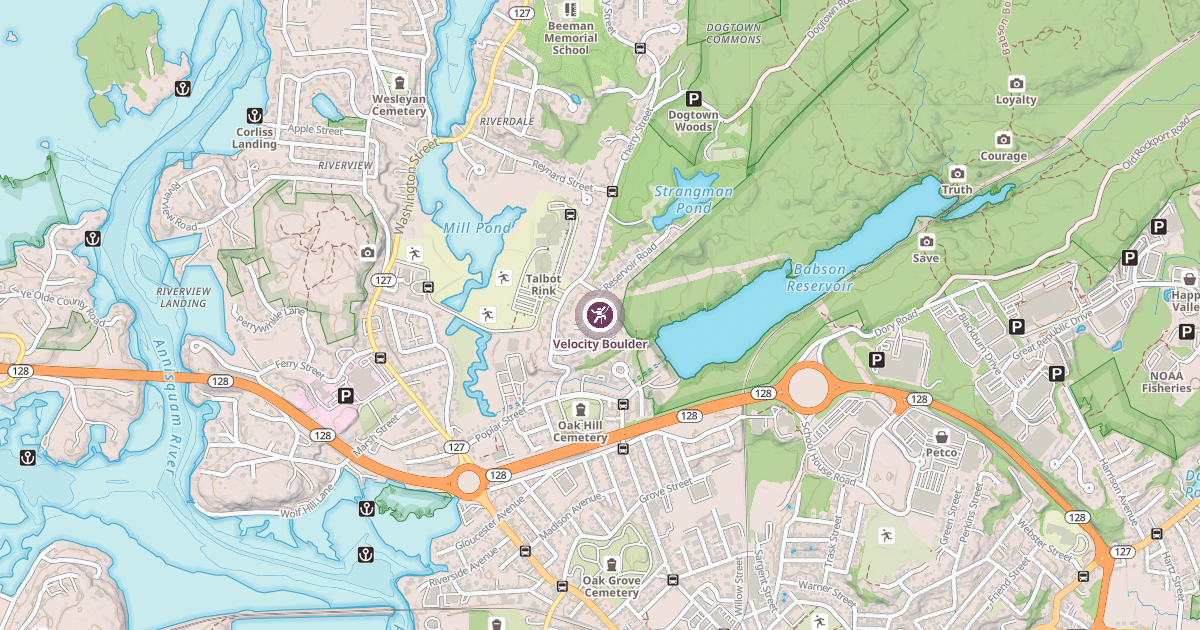 Map preview of Velocity Boulder