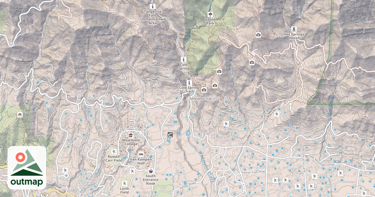 Map of Milkweed Slab