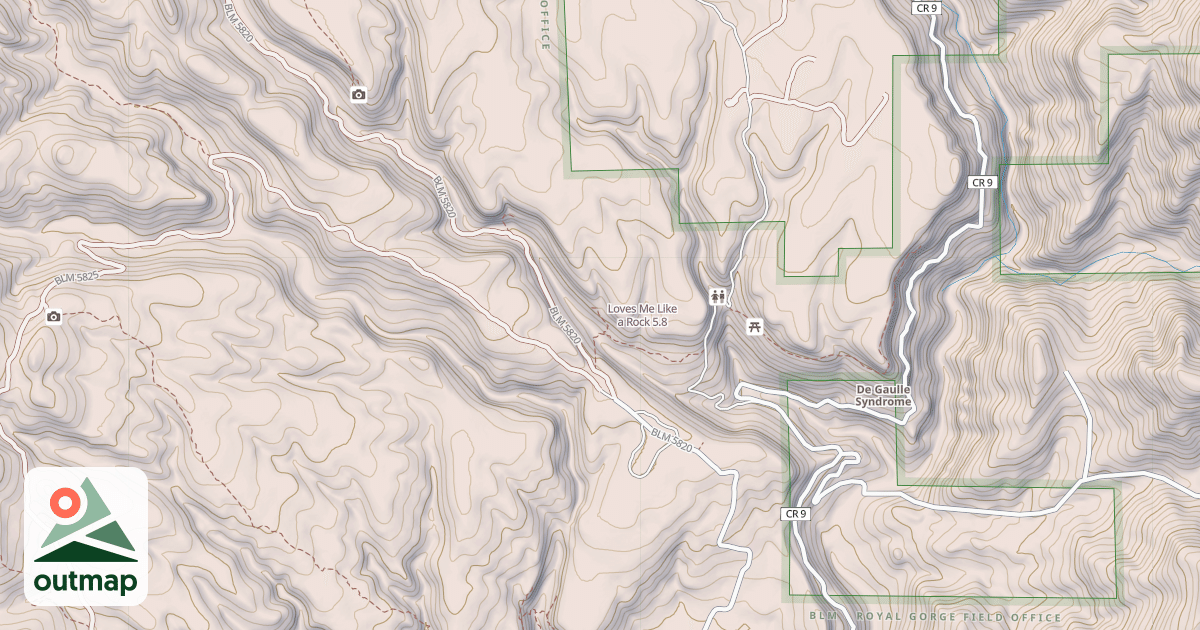 Map of Loves Me Like a Rock