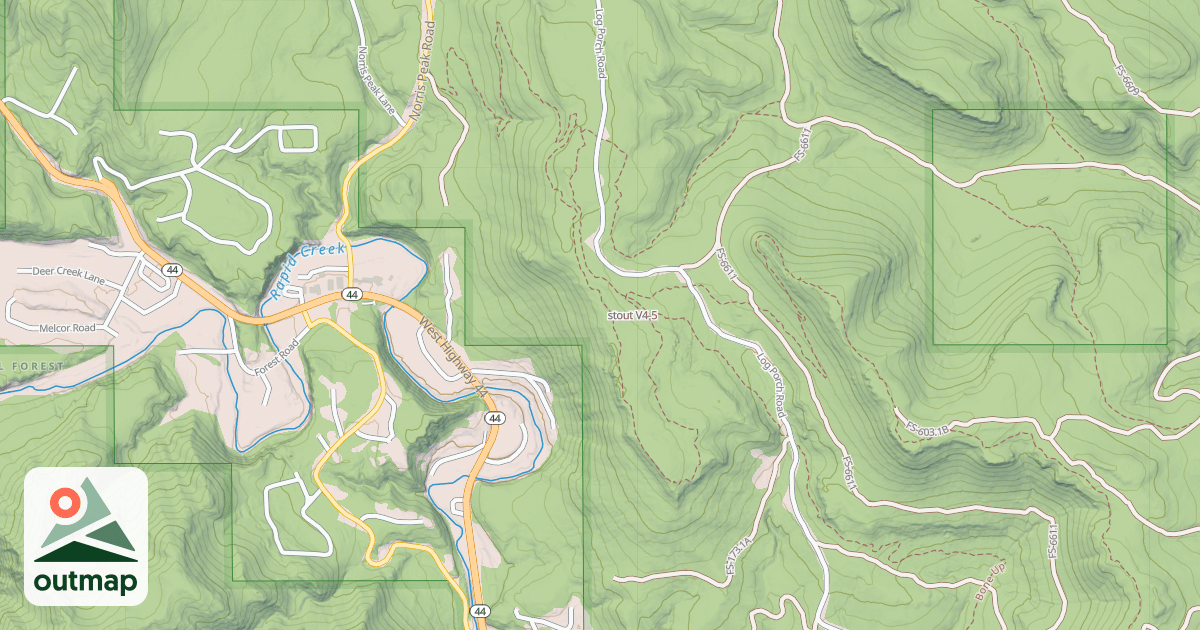 Map of stout
