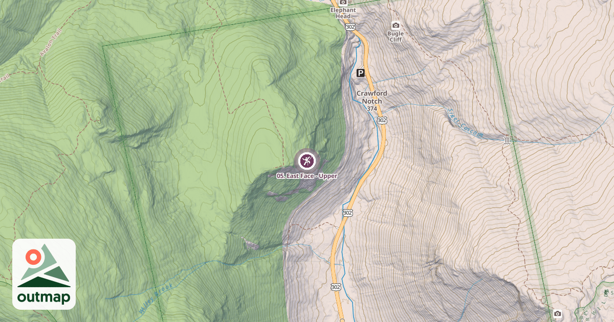Map of 05. East Face - Upper