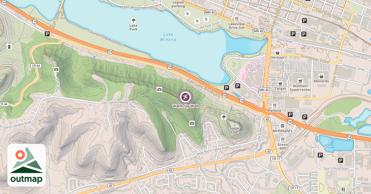 Map of Warm Up Wall