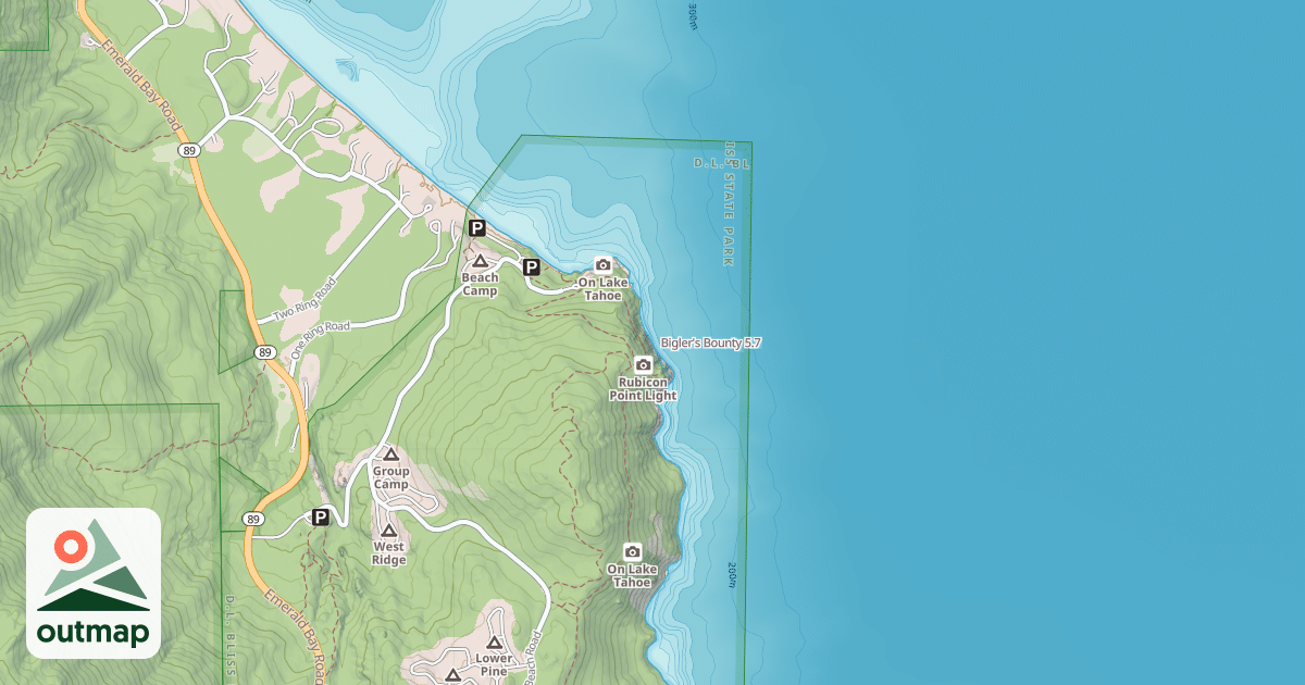 Map of Bigler's Bounty