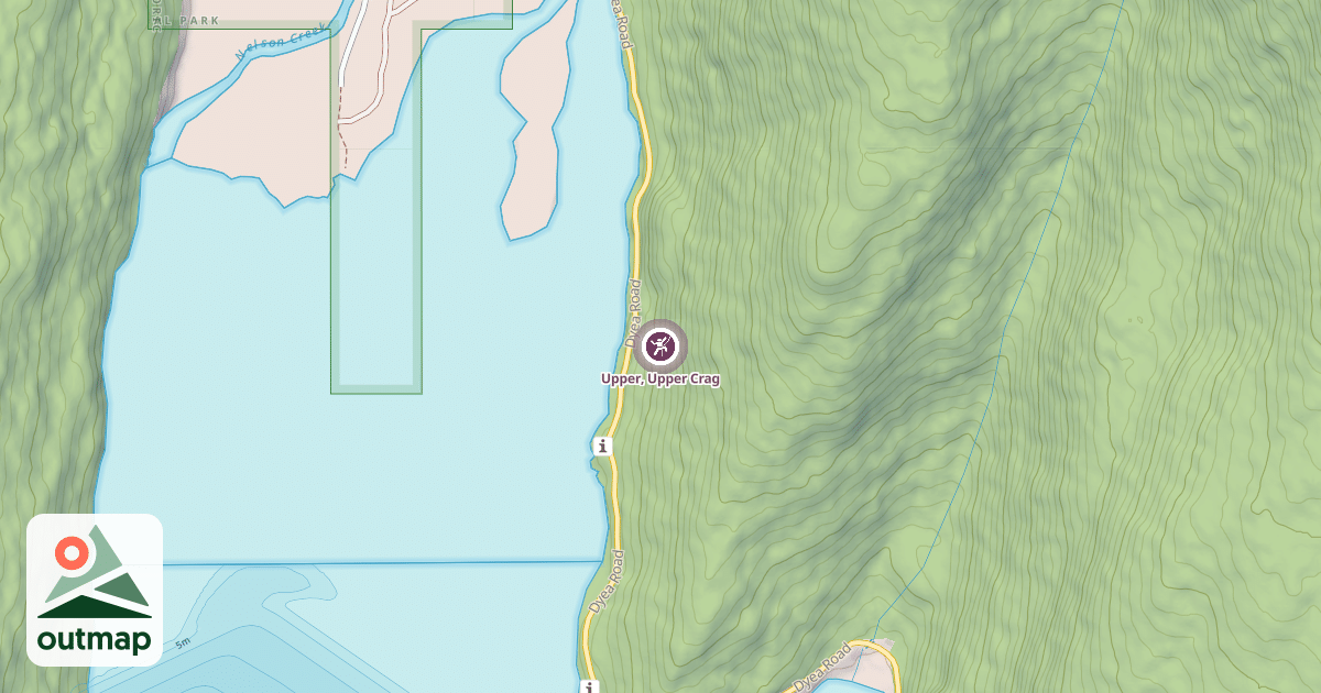 Map of Upper, Upper Crag