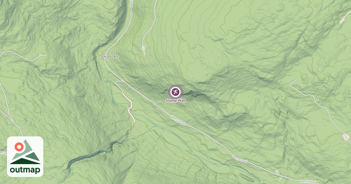 Map of Stump Wall