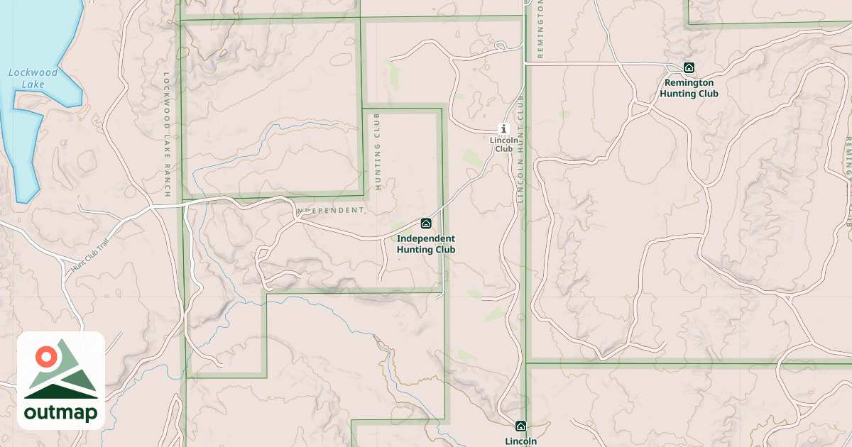 Map of Independent Hunting Club