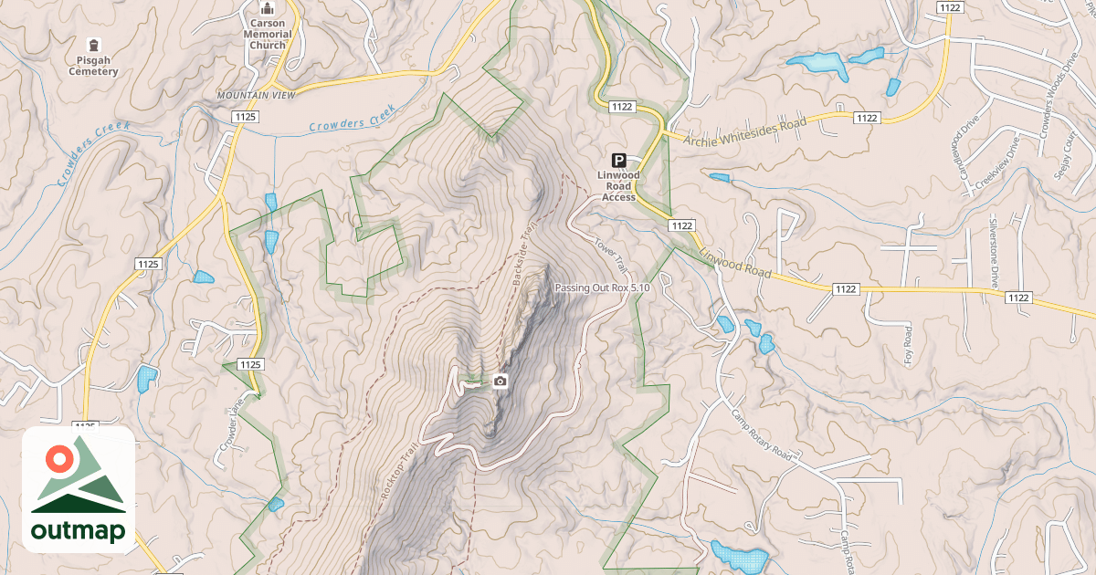 Map of Passing Out Rox