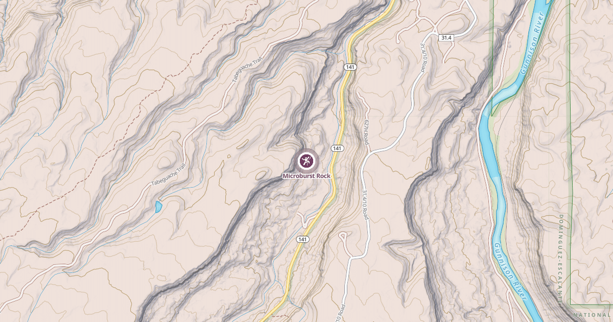 Map preview of Microburst Rock