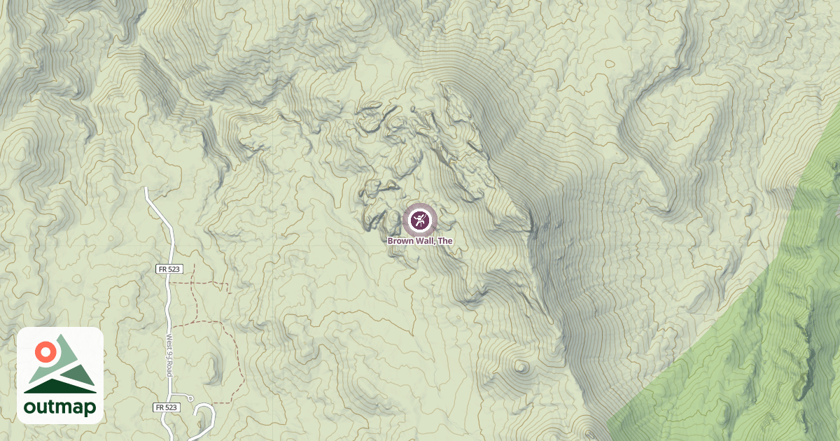 Map of Brown Wall, The
