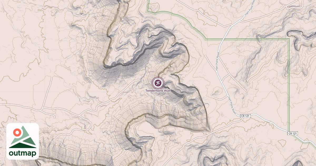 Map of Tenderloins Wall