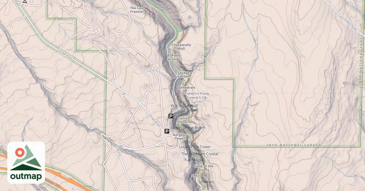 Map of Franklin's Frosty Funeral