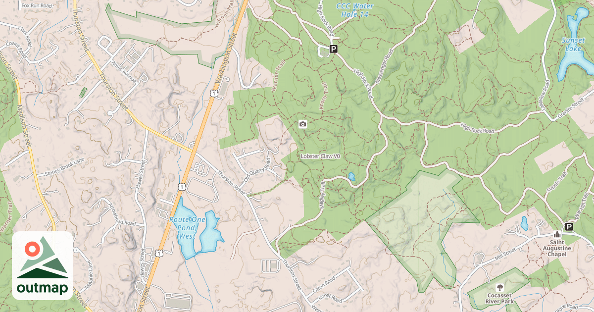 Map of Lobster Claw