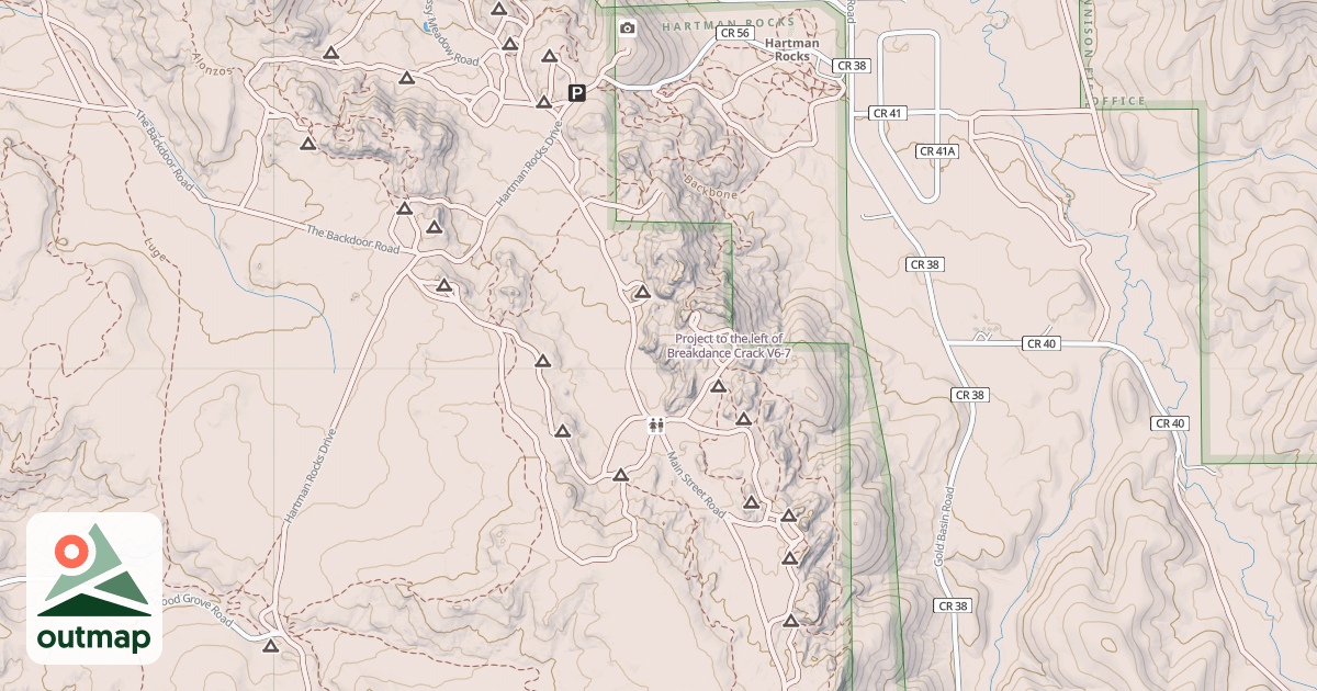 Map of Project to the left of Breakdance Crack