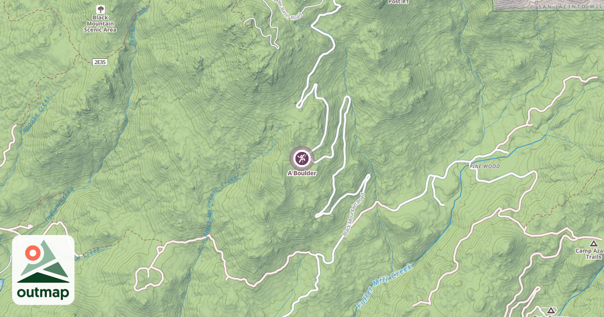 Map of A Boulder