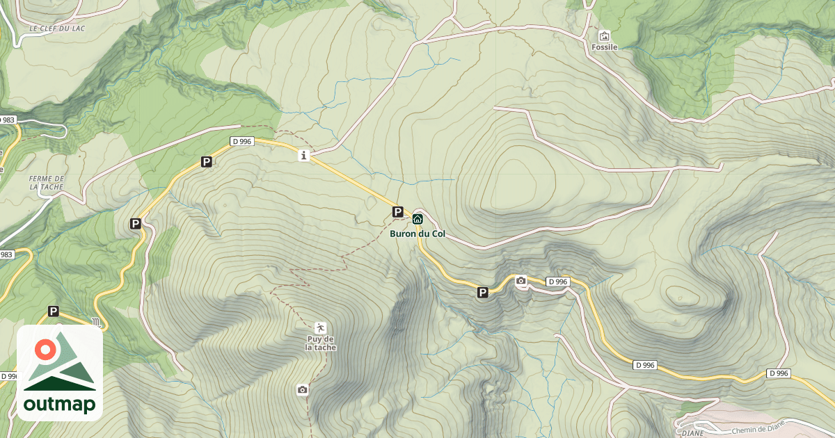 Map of Buron du Col